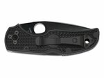 Spyderco C41PSBBK5 Native 5 Black Serrated vreckový nôž 8 cm, celočierna, FRN