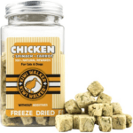KiwiWalker FDT-399 FD Snack - mrazem sušené kuřecí maso se špenátem a mrkví 65 g