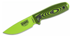 ESEE 3PMVG-007 Model 3 3D Venom Green nôž na prežitie 8,8 cm, G10, zelenočierna, čierne puzdro