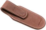 900MK01 BR LionSteel Leather vertical sheath with MAGNET - BROWN Color