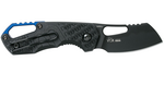 MKM MK FX03-2PBK ISONZO Cleaver zsebkés 4,9 cm, Idroglider, fekete, FRN