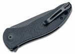 CIVIVI C20075D-1 Synergy3 Drop Point kapesní nůž 8,2 cm, Black Stonewash, černá, G10