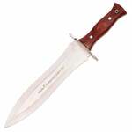 PODENQUERO-26R Muela 266mm blade, full tang, coral pressed wood, stainless steel guard