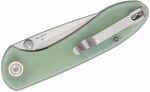 CJRB J1912S-NTG Feldspar Nature Green Transparent kapesní nůž 7,6 cm, zelená transparentní, G10