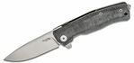 MT01 CVB LionSteel Folding nůž M390 blade, BLACK Canvas handle