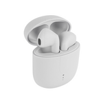 SETTY TWS-0 bezdrátová Bluetooth sluchátka s nabíjecím pouzdrem, bílá (GSM165779)