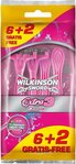 Wilkinson Extra3 Beauty 6+2's dámské jednorázové žiletky (7007044B)