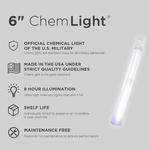 CY-5146 DEFCON 5 ChemLight WHITE - Duration 8h