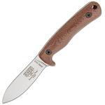 ESEE-AGK35V ESEE Ashley Emerson hunting knife, s35vn Blade, Brown Micarta Handle, Kydex sheath