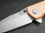 Böker Plus 01BO165 Kihon Copper kapesní nůž s asistencí 8,5 cm, Stonewash, měď, nylonové pouzdro