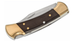 Buck BU112 Ranger Lockback kapesní nůž 7,6cm, eben, kožené pouzdro