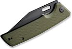 S23018-3 Sencut GlideStrike OD zöld durva G10 fogantyú fekete 9Cr18MoV pengebetét zár