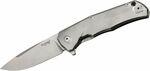 TRE GY LionSteel Folding nůž, M390 blade, Titanium handle GREY Acc. IKBS wood KIT box