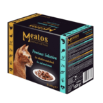 Meatos Cat Province Ragout Selection mokré krmivo pre dospelé mačky, mix, 12x 85g