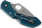 Spyderco C28FP2K390 Dragonfly 2 K390 kapesní nůž 5,8 cm, Satin, modrá, FRN
