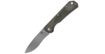 FOX Knives BF-748 MI CIOL kapesní nůž 7 cm, zelená, Micarta, kožené pouzdro