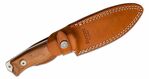 M5 ST LionSteel Fixed nůž nůž SLEIPNER blade Santos wood handle, kožený sheath