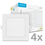 ML-LPSB4000K6WPN Modee LED Panel Négyzet - Beépíthetó P-sorozat 6W 4000K (660 lumen) P4 ERP