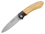 Muela GT-8M.OL vreckový nôž do prírody 8 cm, čierna, Micarta, olivové drevo, nylonové puzdro