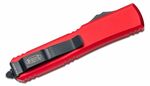 Microtech 121-1RD Ultratech Black/Red Standard automatický nůž 8,8 cm, černá, červená, hliník 