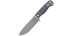 FOX Knives FX-103 MB nôž na prežitie 12 cm, šedá, Micarta, kožené puzdro