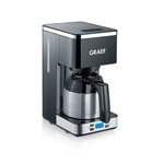 GRAEF FK512EU Kávovar na filtrovanú kávu čierny, termohrnček, časovač, 1,25 L