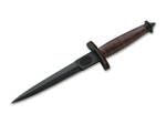 Böker Plus 02BO047 V-42 bojový nôž - dýka 17,8cm, čierna, koža, kožené puzdro