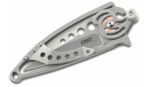 CRKT CR-5102N SNAP LOCK™ SILVER vreckový nôž 6,5 cm, nehrdzavejúca oceľ