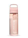 LGV422PKWW Lifestraw Go 2.0 Water Filter Bottle 22oz Cherry Blossom Pink WW