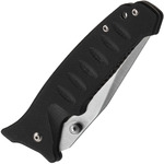 FOX knives BF-114  BLACK FOX vreckový nôž s asistenciou 7,5 cm, čierna, G10, nylonové puzdro