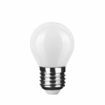 Mode LED žárovka Filament Milky Globe Mini G45 4W E27 teplá bílá
