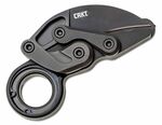 CRKT CR-4042 PROVOKE™ First Responder taktický nůž/karambit 6 cm, celočerná, hliník, titan, pouzdro