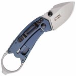 Kershaw K-8710 ANTIC vreckový nôž 4,4 cm, modrá, oceľ, prstenec