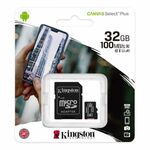 Kingston MicroSD Canvas Select Plus 32 GB-os memóriakártya (SDCS2 / 32 GB)