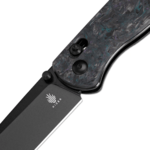 Kizer Ki3619A4 Drop Bear Clutch vreckový nôž 7,5 cm, čierna, tmavofialová, modrá, FAT Carbon