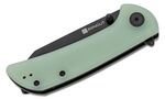S22014-2 Sencut Fritch Natural G10 Handle Black Stonewashed 9Cr18MoV Blade Liner Lock