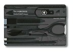 Victorinox 0.7133.T3 SwissCard Onyx áttetsző fizetőkártya utánzat, 10 funkciós, fekete