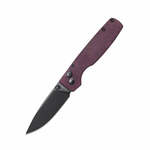 Kizer V3605C3 Eredeti Red Richlite zsebkés 7,6 cm, fekete, piros, Richlite (kompozit)