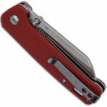 QSP Knife QS130-D Penguin Red vreckový nôž 7,8 cm, červená, Micarta 