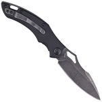 FE-034 FOX knives EDGE SPARROW BLACK G10, 9Cr13 BLACK STONE WASH