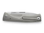 LionSteel 01LS160 Thrill Titanium kapesní nůž 7,5 cm, šedá, titan, spona 