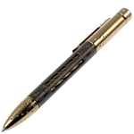 NY FC BRS LionSteel Twist Pen Titanium BRONZE SHINE with Carbon Fiber. Fisher Space refill