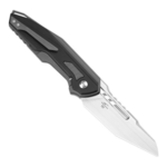 Kizer Ki3664A2 Zero zsebkés 8,2 cm, kézzel csiszolt, fekete, alumínium, titán 