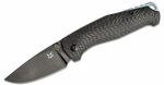 FOX Knives FX-528 B TUR CARBON zsebkés 7,6 cm, fekete, szénszálas