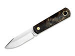Böker Manufaktur Solingen 120506 Barlow BFF pevný nůž 7cm, ořechové dřevo, kožené pouzdro