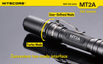 MT2A Nitecore Rechargeable Waterproof Tactical Flashlight