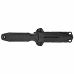 SOG-17-61-03-57 PENTAGON FX COVERT - BLACKOUT taktický nůž - dýka 8,7 cm, celočerná, pouzdro GRN