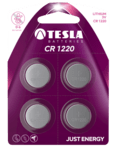 Tesla CR1220 lithiové knoflíkové baterie 4ks 1099137152