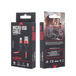Maxlife Nabíjací kábel MXUC-01 Micro USB s rýchlym nabíjaním 2A, červený