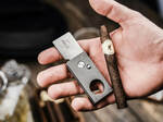 Böker Plus 01BO513 CIGAR CUTTER kapesní nůž s ořezávačem cigaret 3,4 cm, titan
